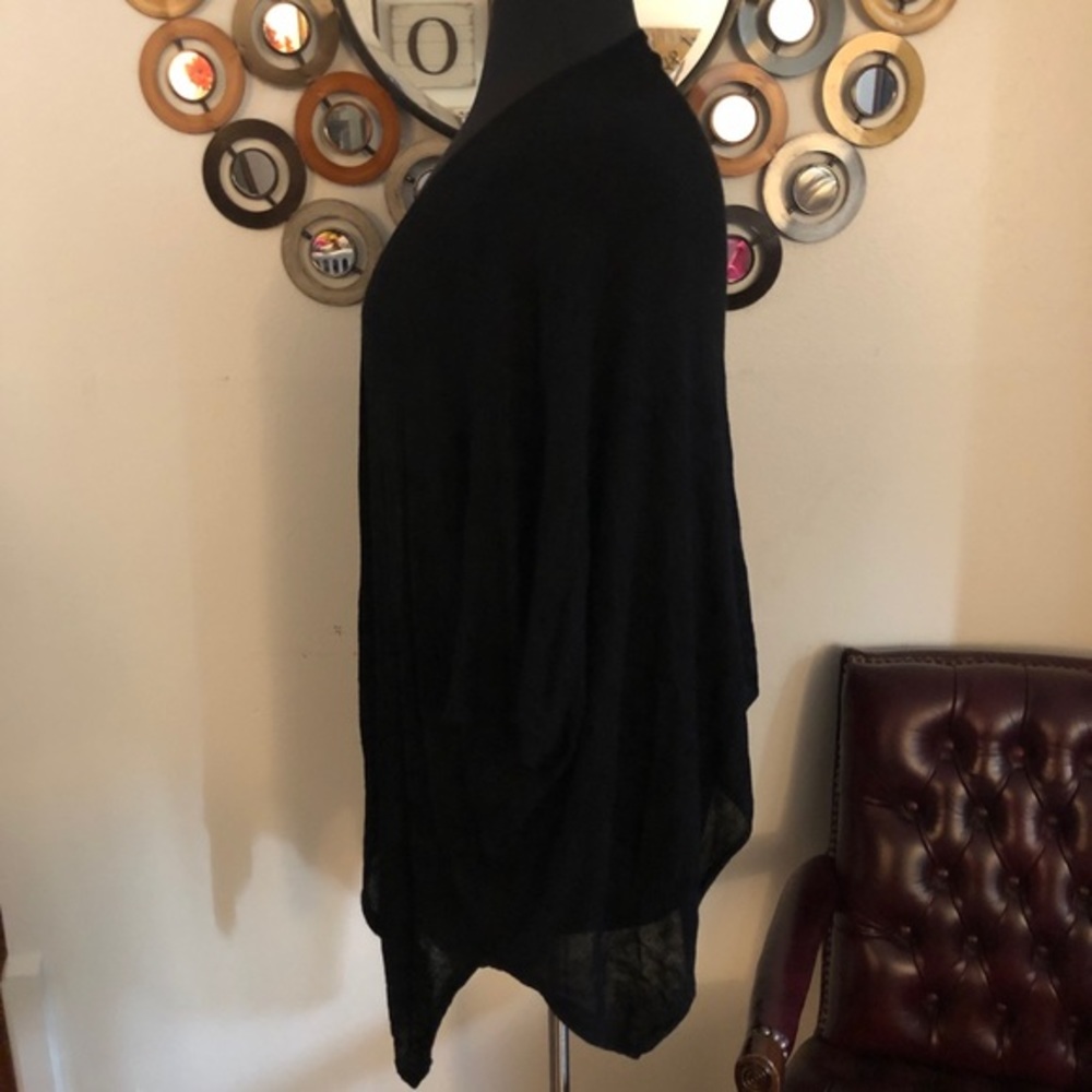 Black one size short sleeve kimono - Picture 3 of 4